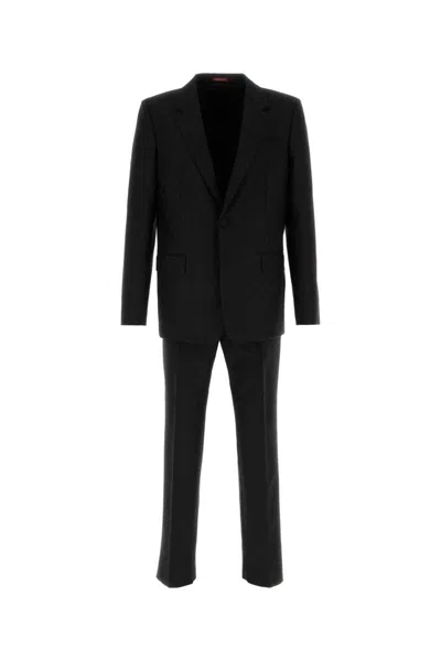 Gucci Wool Suit In Black
