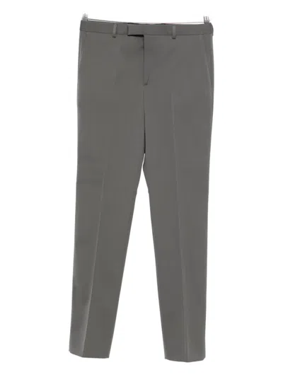 Gucci Concealed-fastening Trousers In Gray