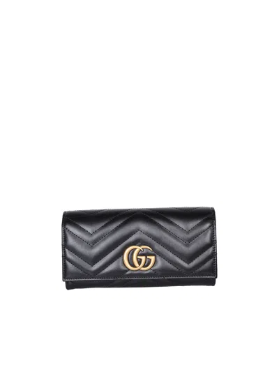 GUCCI CONTINENTAL MARMONT BLACK WALLET