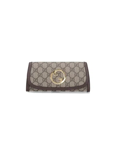 GUCCI CONTINENTAL WALLET WITH "BLONDIE" CHAIN
