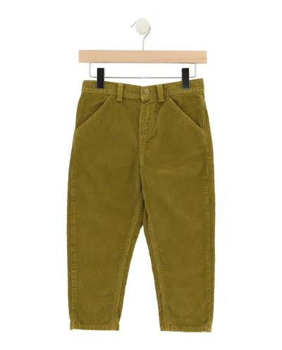 Pre-owned Gucci Corduory Pants In Bright Green