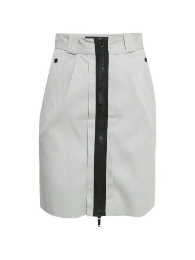 Pre-owned Gucci Corduroy Mini Skirt In Gray