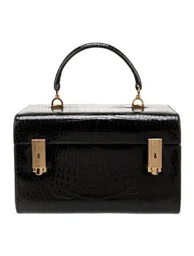 Pre-owned Gucci Cosmetic Bag In Black