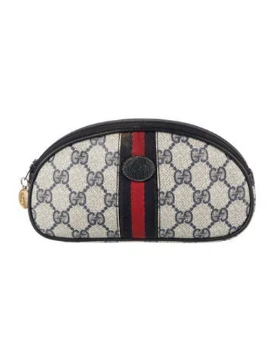 Pre-owned Gucci Cosmetic Pouch In Neutrals