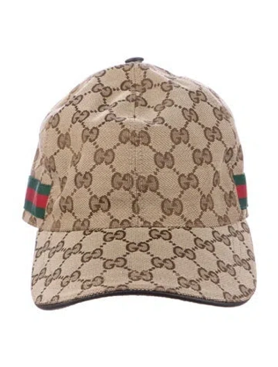 Pre-owned Gucci Cotton Adjustable Baseball Cap In Neutral