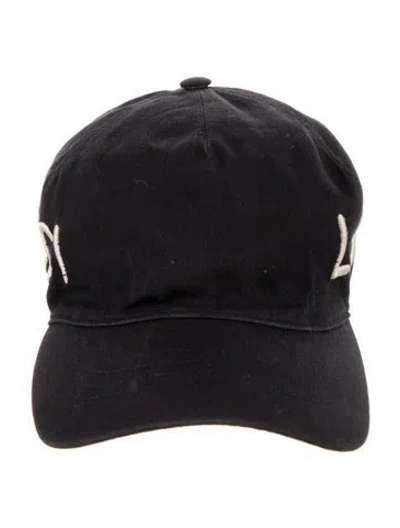 Pre-owned Gucci Cotton Adjustable Hat In Black