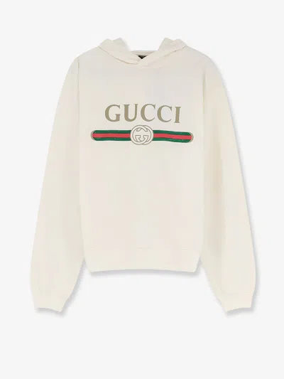 Gucci Cotton And Cashmere Sweatshirt In White