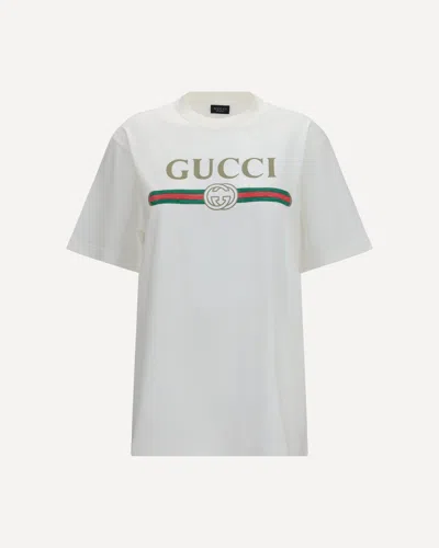 GUCCI COTTON AND SILK JERSEY T-SHIRT