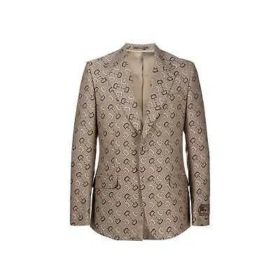 Pre-owned Gucci Cotton And Wool Jacket 50 It In Beige