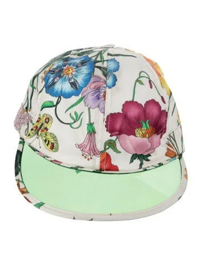 Pre-owned Gucci Cotton Baseball Cap In White
