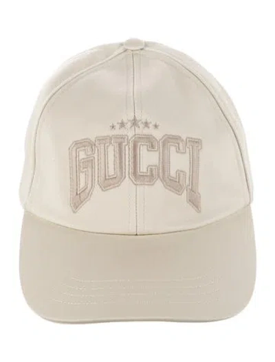 Pre-owned Gucci Cotton Baseball Cap W/tags In Neutrals