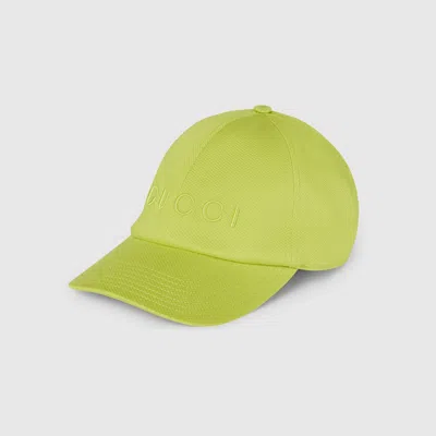 Gucci Cotton Baseball Hat With Embroidery
