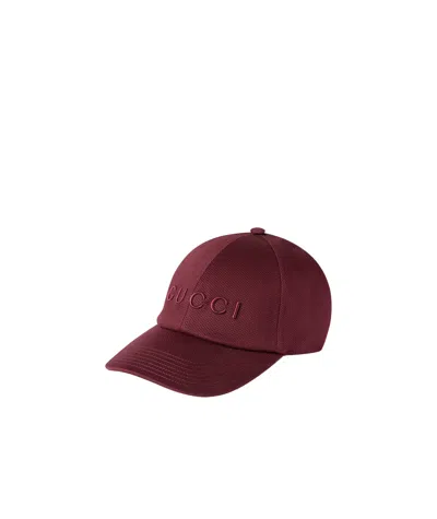 Gucci Cotton Baseball Hat With Embroidery
