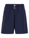Gucci Cotton Poplin Bermuda Shorts In Blue