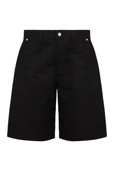 Gucci Cotton Bermuda Shorts In Black
