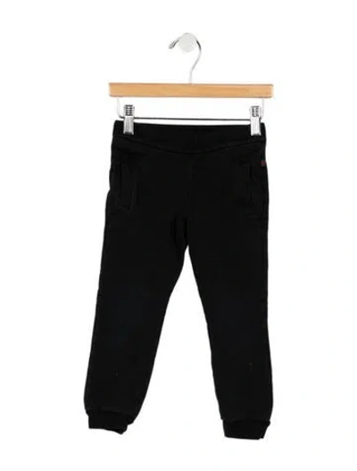 Pre-owned Gucci Babies' Cotton Black Casual Sweatpants With Elastic Waist