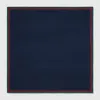 Gucci Baby Cotton Blanket With Web In Blue