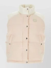 GUCCI COTTON BLEND QUILTED SLEEVELESS JACKET WITH PATCH POCKETS