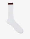 Gucci Cotton Blend Socks In White