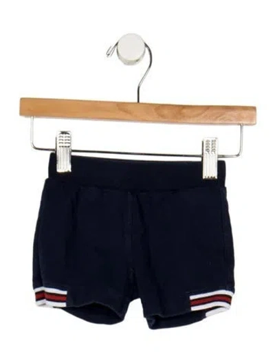 Pre-owned Gucci Babies' Cotton Blue And Multicolor Patterned Shorts With Elastic Waist