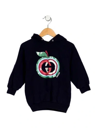 Pre-owned Gucci Babies' Cotton Blue Casual Jacket With Hood