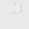 Gucci Cotton Bouclé Shorts In White