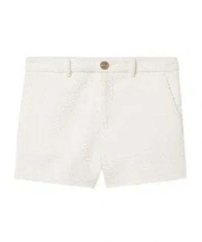 Gucci Cotton Bouclé Shorts In Off White