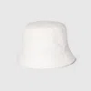 Gucci Cotton Canvas Bucket Hat In White