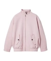 Gucci Cotton Canvas Delavé Bomber Jacket In Light Pink