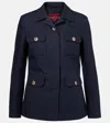 Gucci Cotton Canvas Jacket With Embroidery