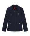 Gucci Cotton Canvas Jacket With Embroidery In Blue