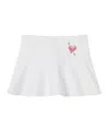 Gucci Cotton Canvas Skirt With Patch In White