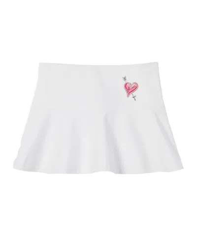 GUCCI COTTON CANVAS SKIRT WITH PATCH