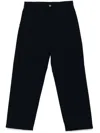 Gucci Cotton Canvas Trousers In Blue