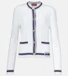 Gucci Cotton Stitch Cardigan With Intarsia