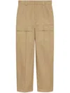 Gucci Brown Cargo Pocket Trousers In Brown