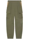 Gucci Cotton Ripstop Cargo Pants With Monogram Fabric Inserts