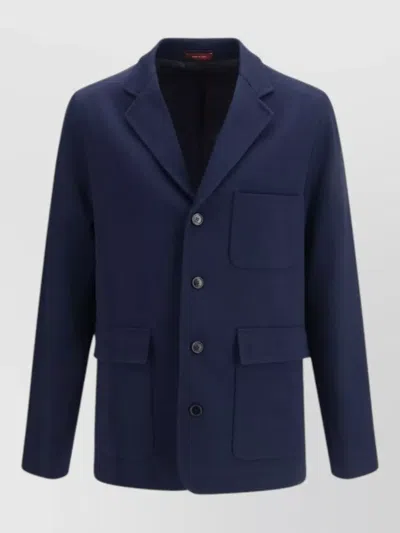 Gucci Cotton Coat In Blue