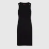 Gucci Black Cotton Dress In Black