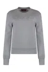 Gucci Cotton Crew-neck Sweatshirt In Gray