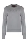 Gucci Cotton Jersey Embossed Sweatshirt In Grey