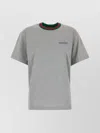 Gucci Grey Jersey T-shirt With Web
