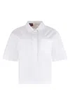 Gucci Shirt With Embossed Logo In White