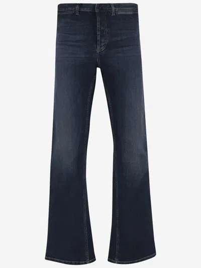 Gucci Cotton Denim Jeans In Blue