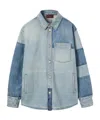 Gucci Cotton Denim Shirt In Blue