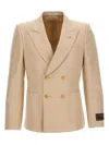 GUCCI COTTON DOUBLE BREAST BLAZER JACKET