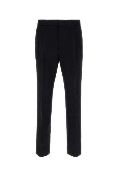 Gucci Cotton Drill Chino Pant In Black