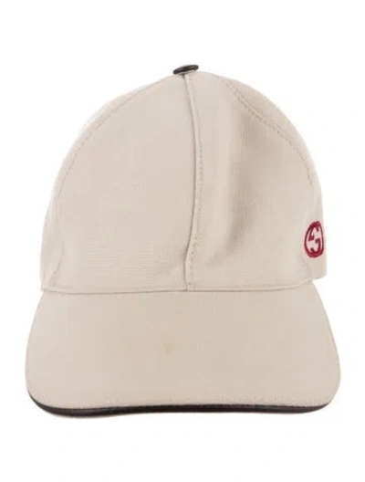 Pre-owned Gucci Cotton Embroidered Baseball Cap