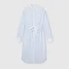 Gucci Cotton Fil Coupé Shirt Dress In White