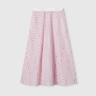 GUCCI GUCCI COTTON FIL COUPÉ SKIRT